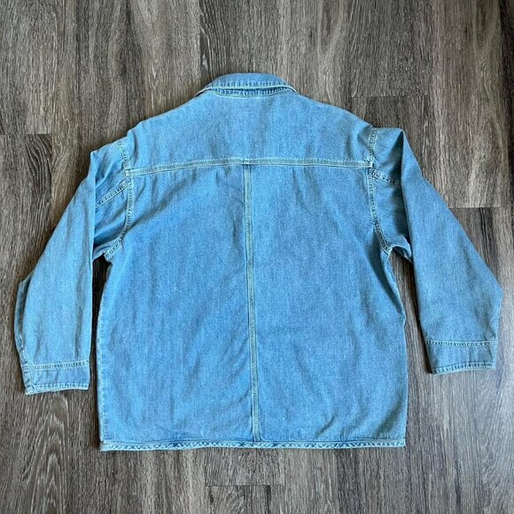 VTG 90S DKNY DENIM CHORE JACKET - Picture 5 of 7